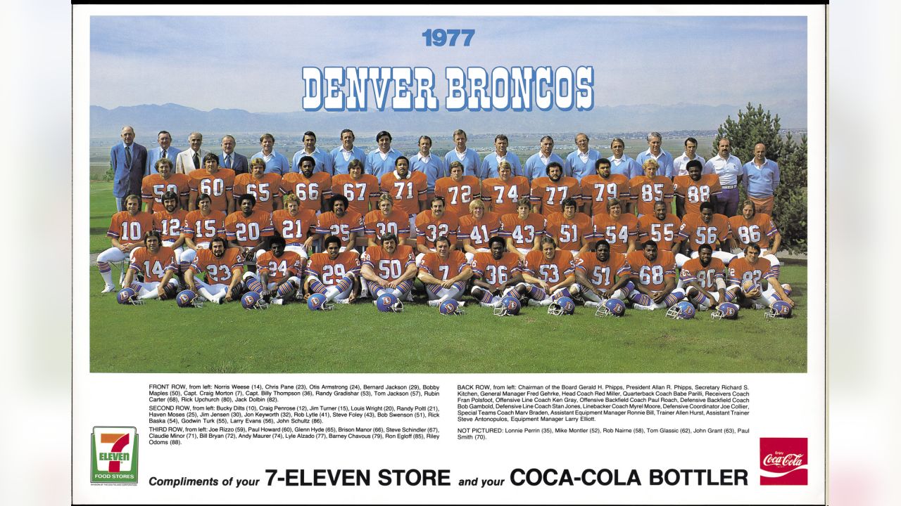 1977 Denver Broncos vs. Pittsburgh - Row One Brand