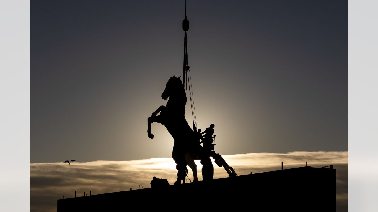 Back on top: The story of Bucky, the Broncos' 27-foot-tall statue