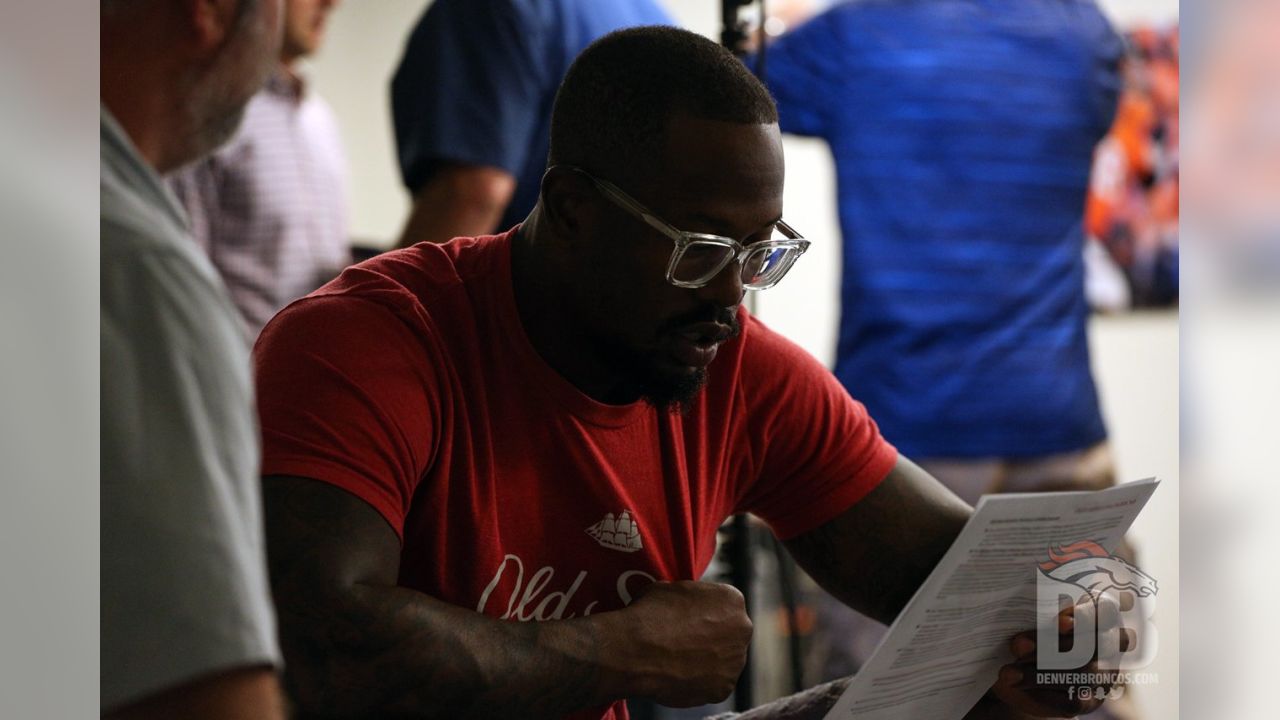 A day with Von Miller during his Old Spice media tour