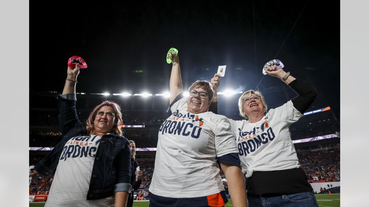 Broncos Celebrate Breast Cancer Survivors