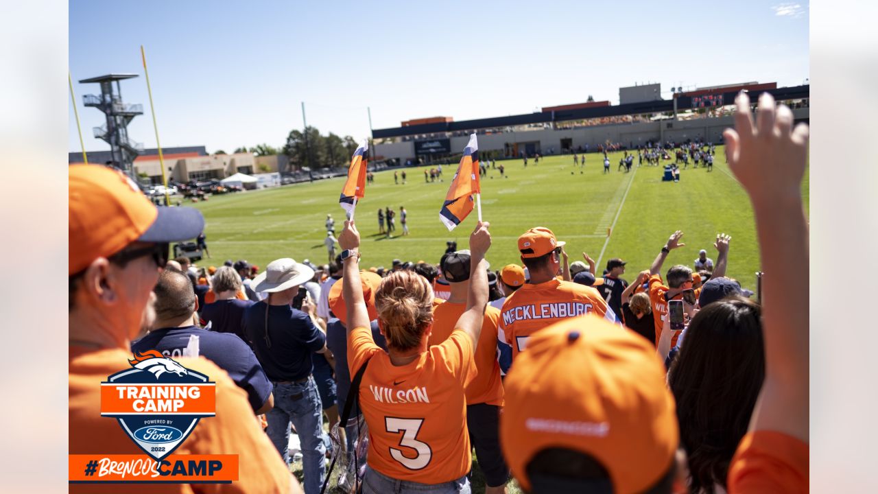 Ciara brings kids to visit Russell Wilson at Broncos training camp