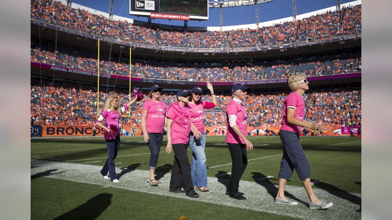 Broncos Celebrate Breast Cancer Survivors