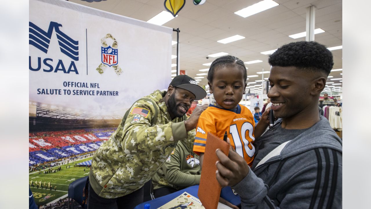 Broncos visit Fort Carson on 2022 Salute to Service Caravan