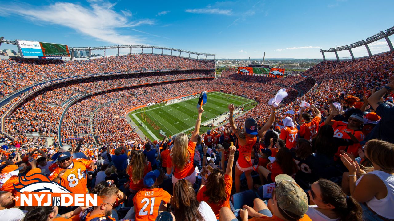 Denver Broncos fans return to Mile High Stadium for season opener