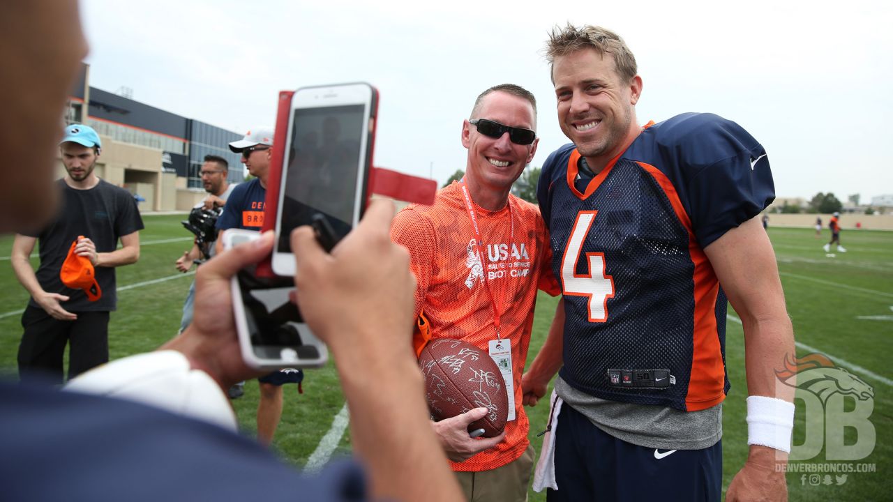 USAA - The Tampa Bay Buccaneers and USAA are hosting another  #SaluteToService Boot Camp today, where we've invited local active military  to enjoy training camp and participate in NFL drills. Check out