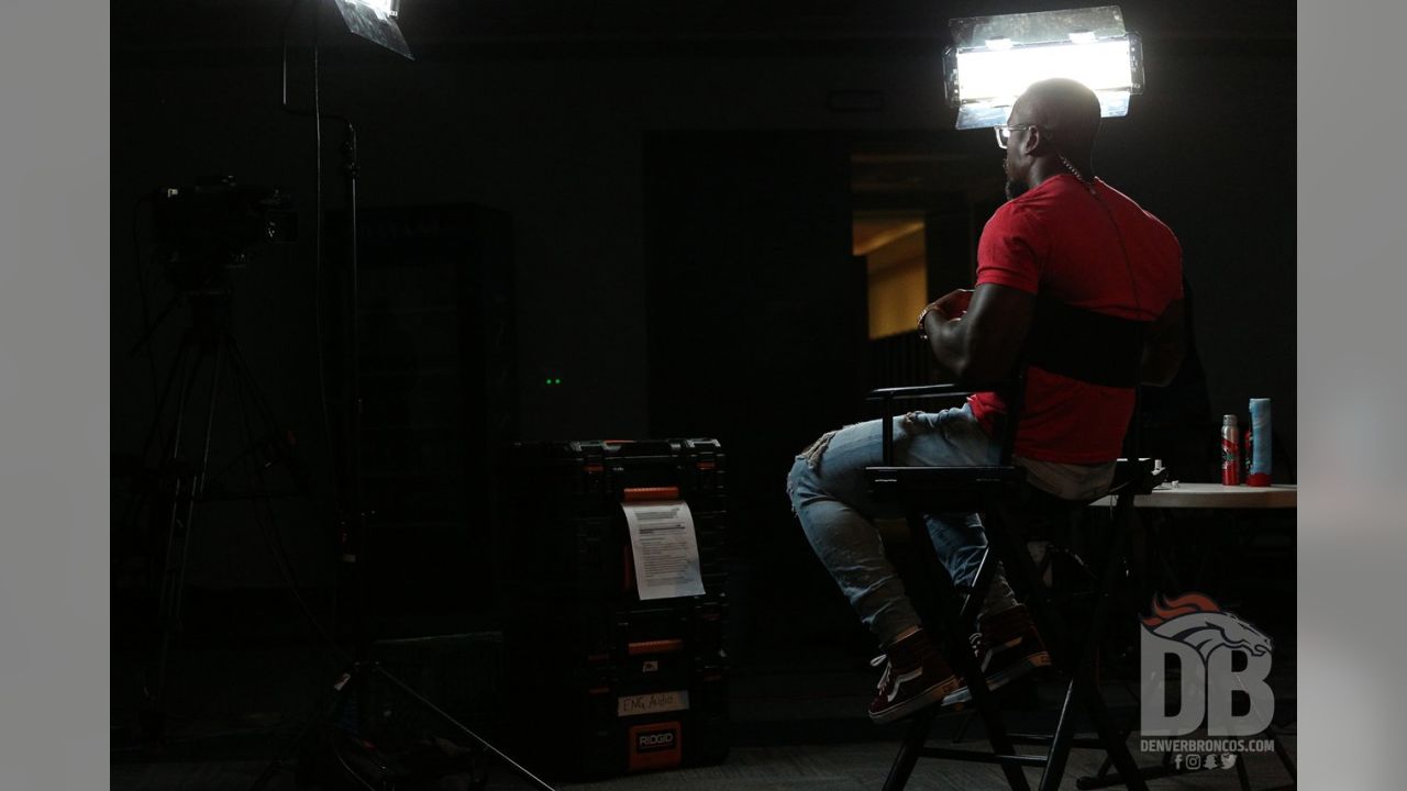 A day with Von Miller during his Old Spice media tour