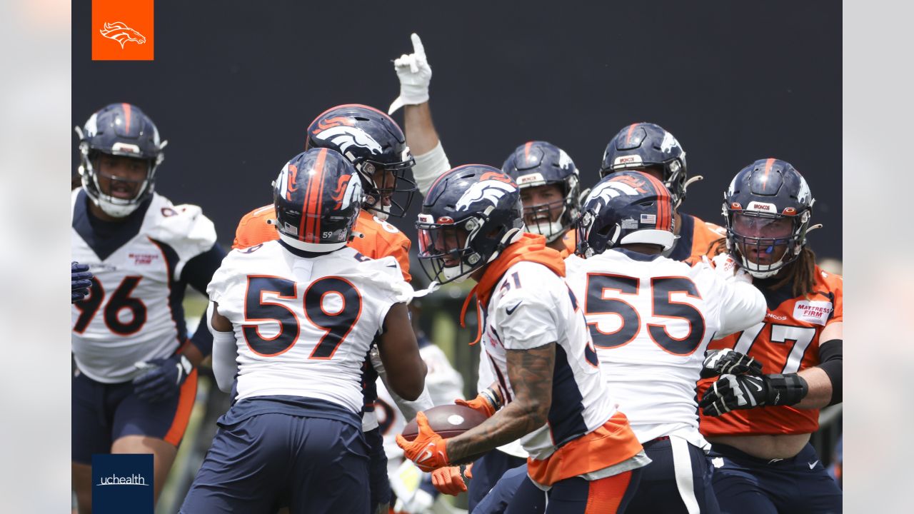 Top photos from the second practice of the Broncos' 2022 mandatory minicamp