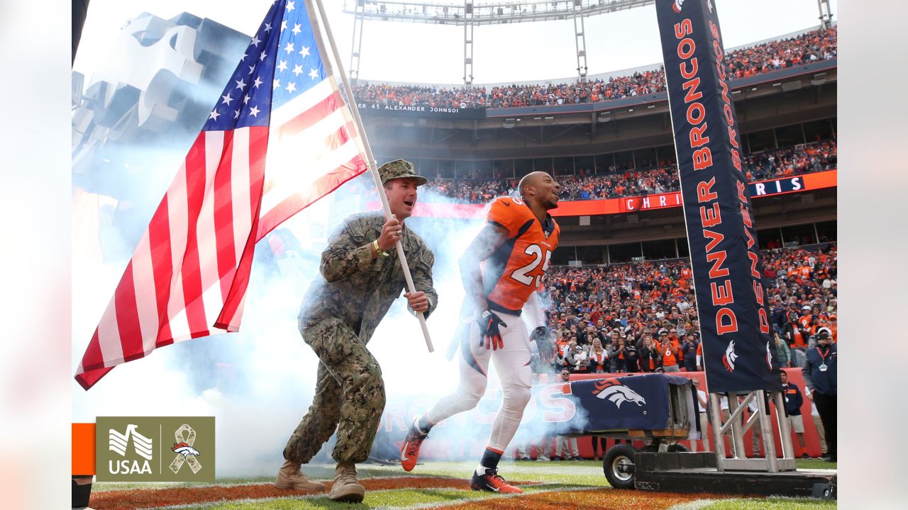 Broncos host 'Salute to Service' game, Article