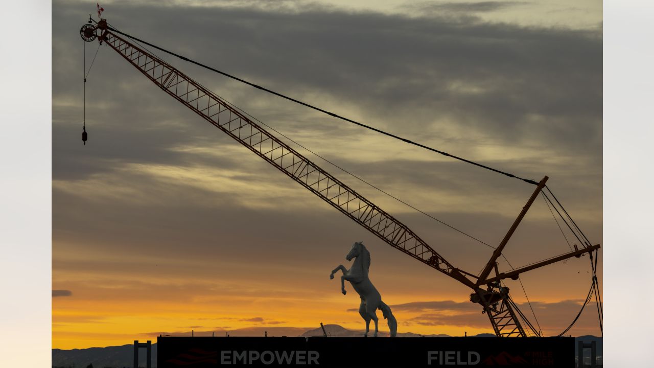 Back on top: The story of Bucky, the Broncos' 27-foot-tall statue