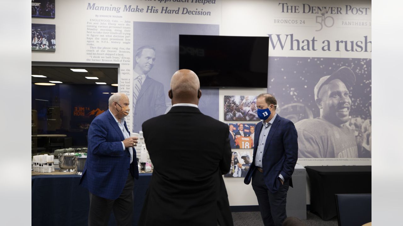 Peyton Manning's bust installed into Pro Football Hall of Fame gallery