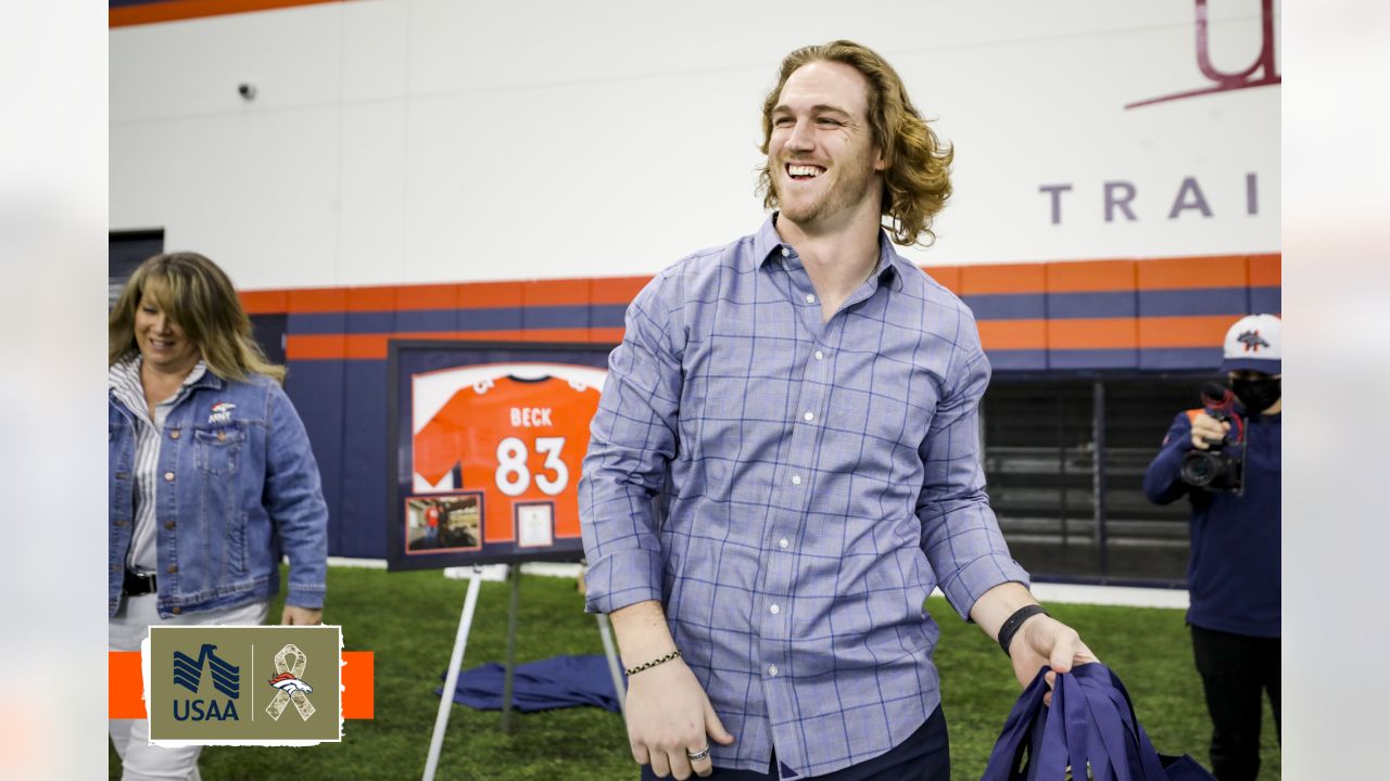 Broncos Andrew Beck wins NFL's Salute to Service Award