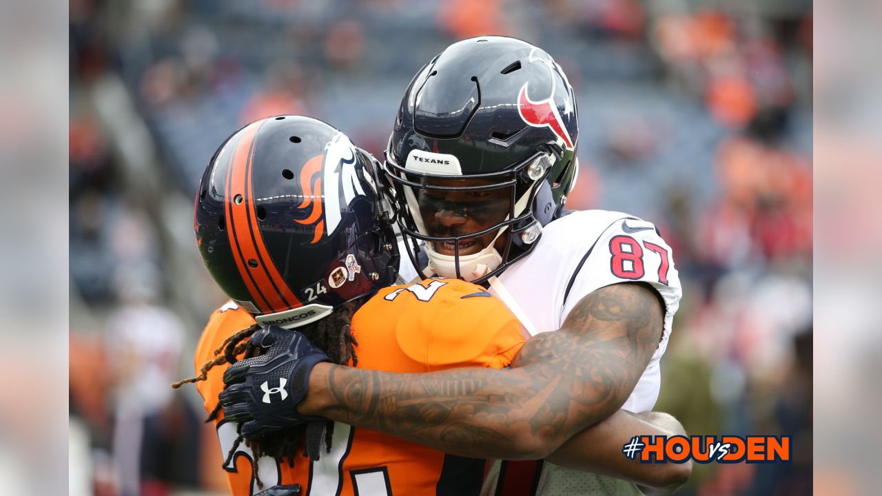 Texans' Demaryius Thomas caps emotional day with win over Broncos