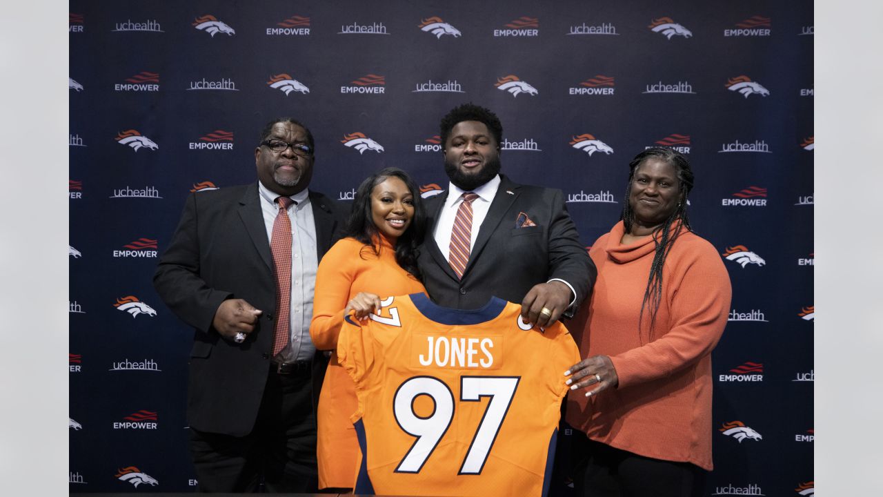 D.J. Jones suits up for the Denver Broncos