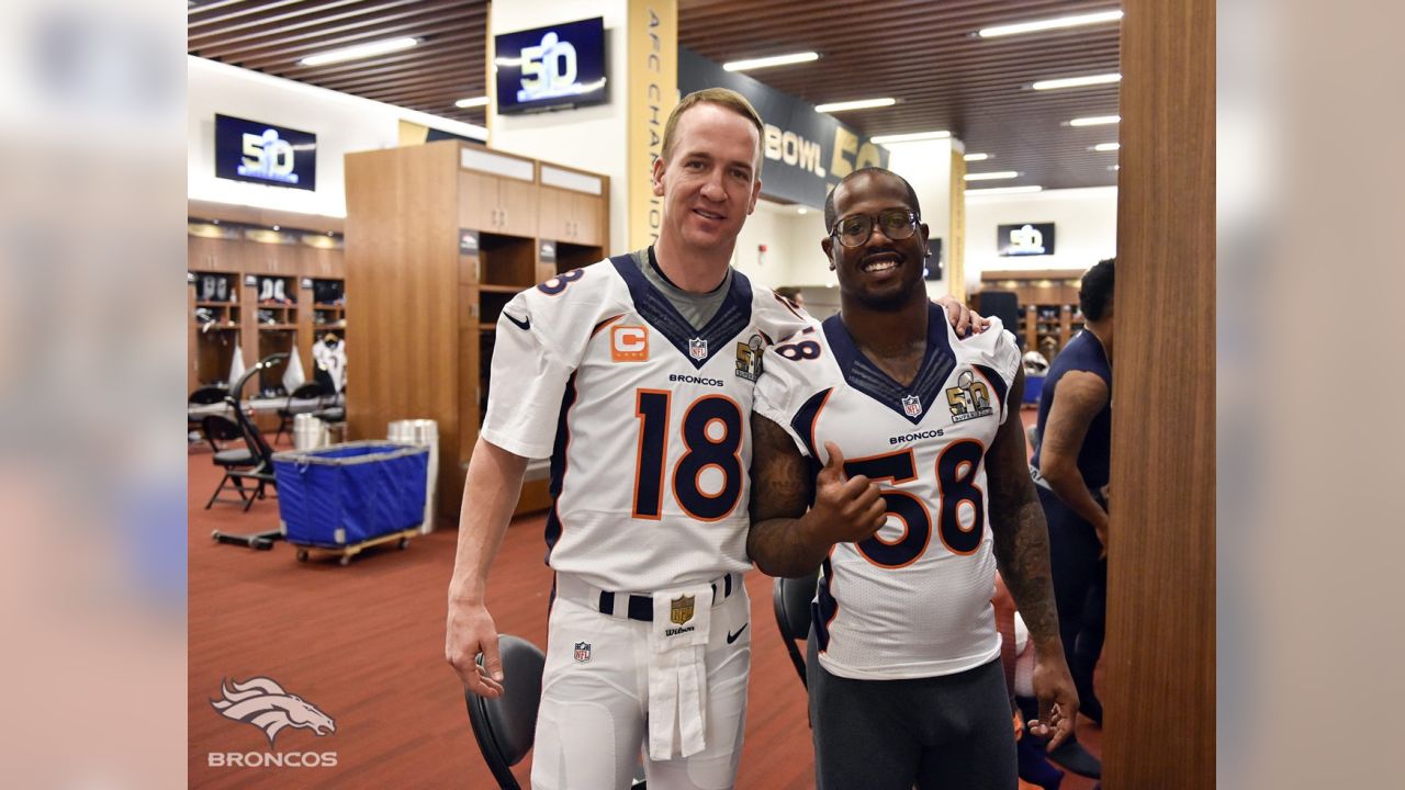 Peyton Manning meets with Demaryius Thomas' mother after Super Bowl  walkthrough