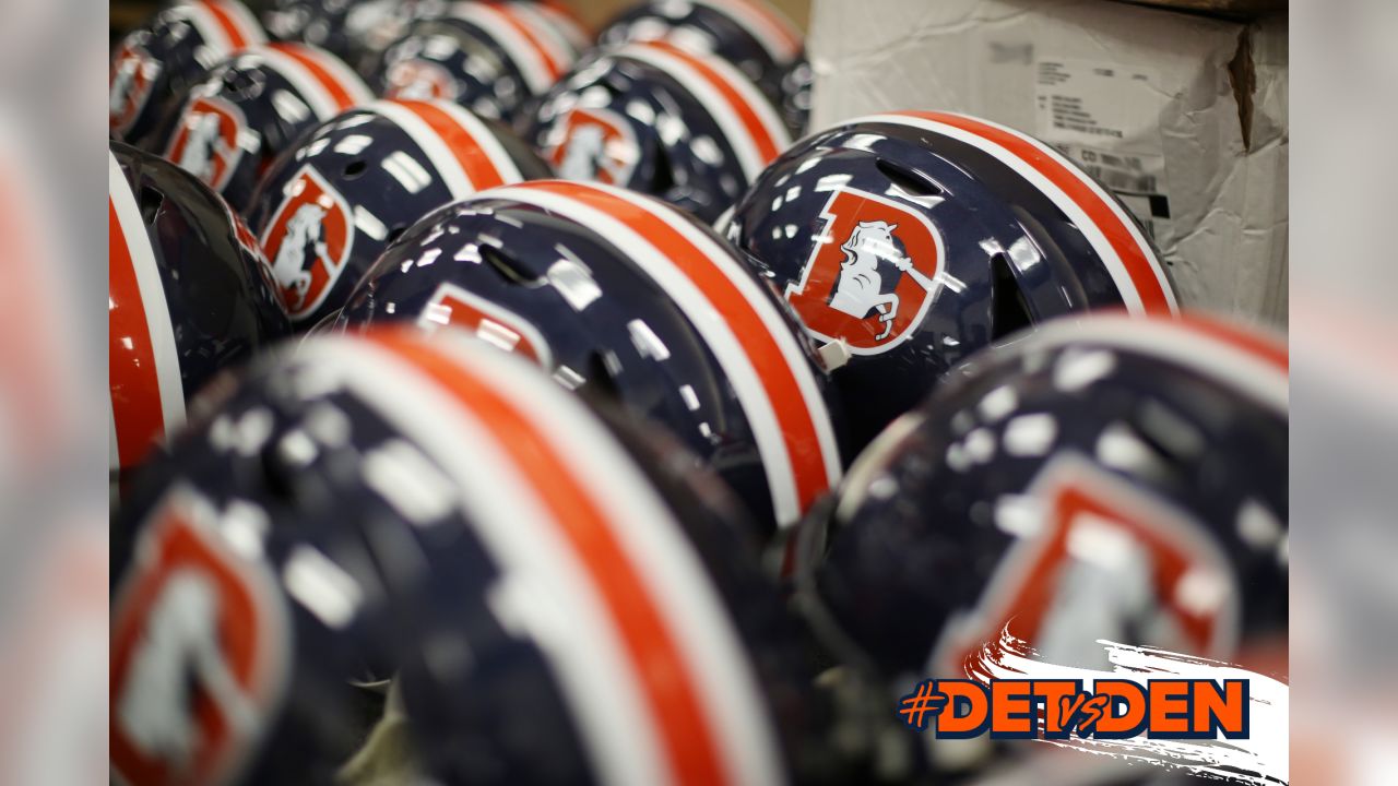 Should the Denver Broncos make their color rush helmet their permanent  gameday helmet? : r/DenverBroncos