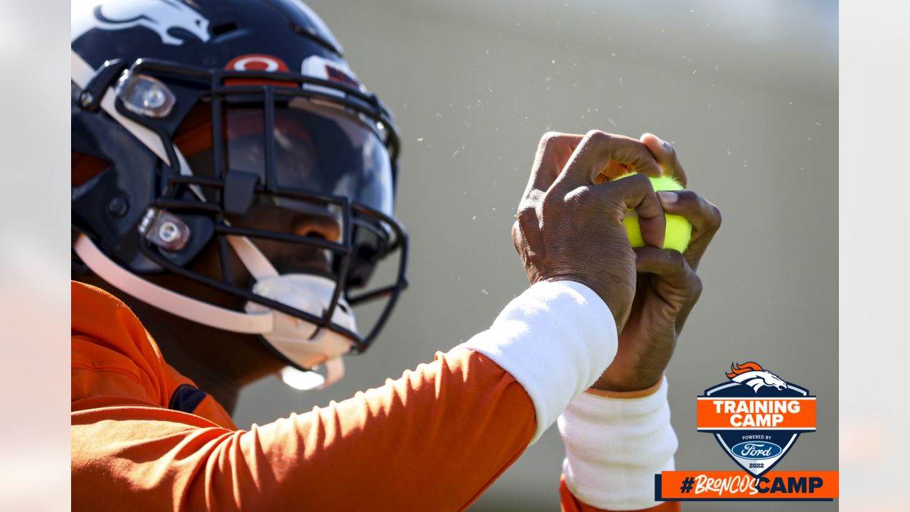 Some Broncos Linemen Appear At Training Camp With Unusual Extra Padding On  Outside Of Helmets - CBS Colorado