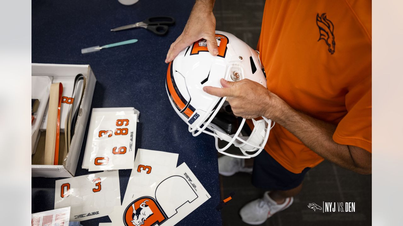 Denver Broncos unveil snowcapped alternate helmet to be worn 2 games this  season - CBS Colorado