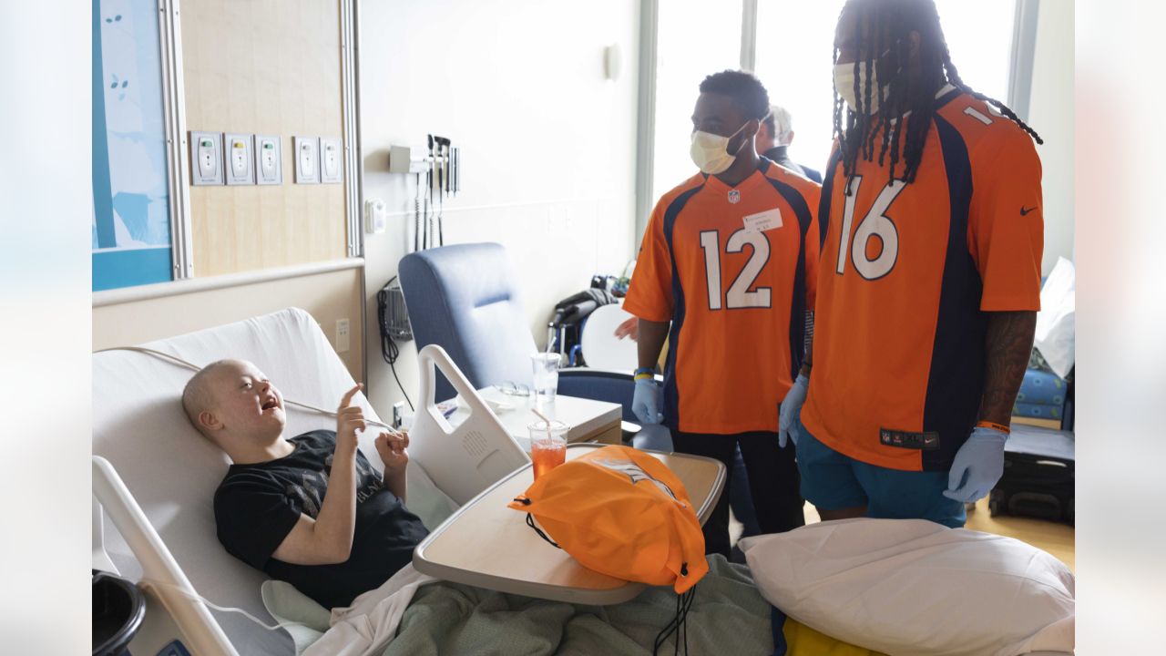 Photos: Broncos players visit UCHealth University of Colorado