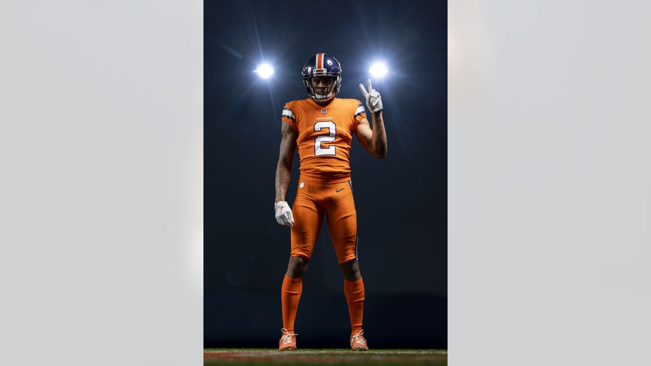 Photos: A sneak peek at the Broncos' Color Rush jerseys for Week 11 with  Pat Surtain II