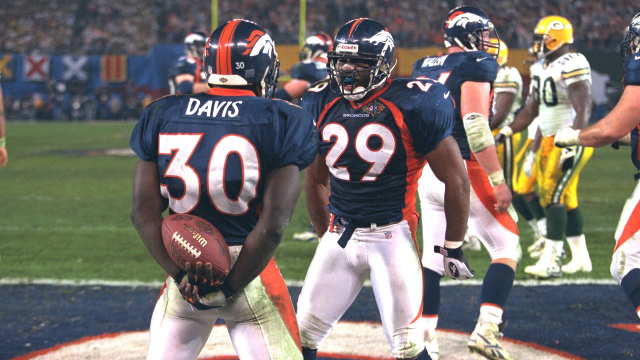 25 January 1998: Neil Smith of the Denver Broncos after Super Bowl XXXII  that Denver won by the score, Denver 31, Green Bay 24 at Qualcomm Stadium  in San Diego, California. (Photo