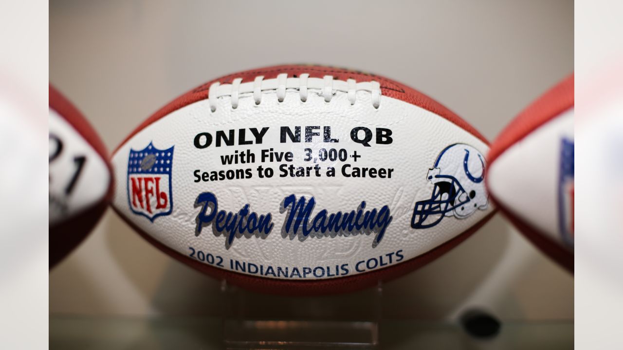 Photos: A peek inside Peyton Manning's game ball collection