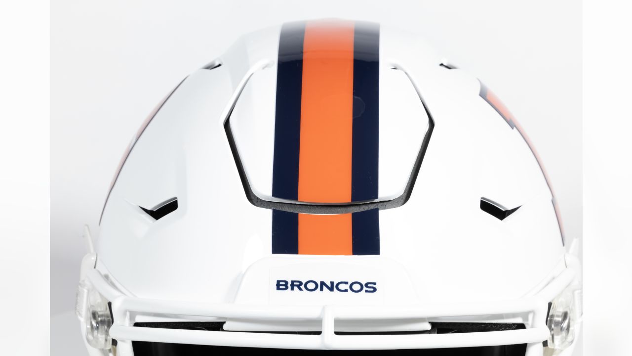 Photos: A closer look at the Broncos' 'Snowcapped' white alternate