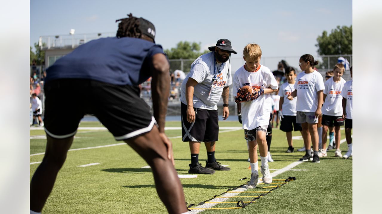 Photos: Jerry Jeudy hosts his first youth football camp