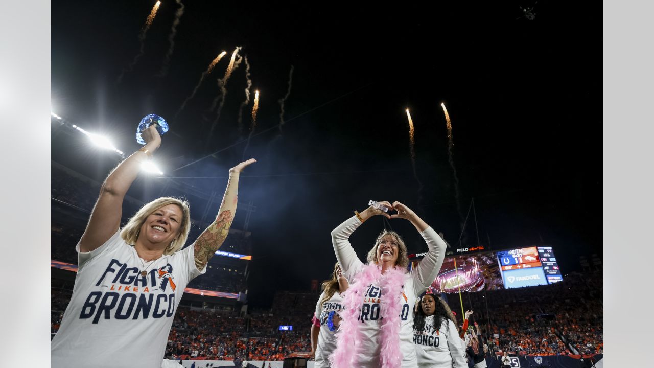 Broncos Celebrate Breast Cancer Survivors