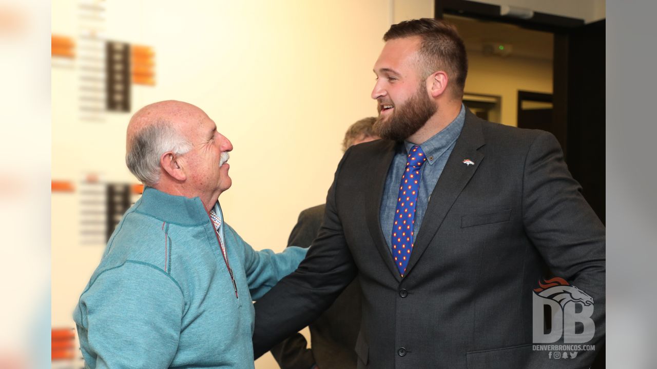 Dalton Risner, Drew Lock and Dre'Mont Jones' introductory press