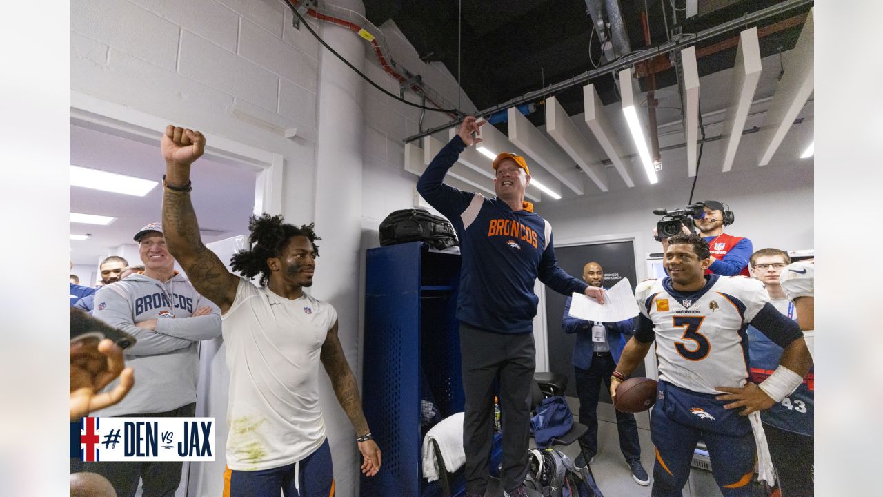 Victory Monday photos: Celebrating the Broncos' win at Wembley from the  field to the locker room