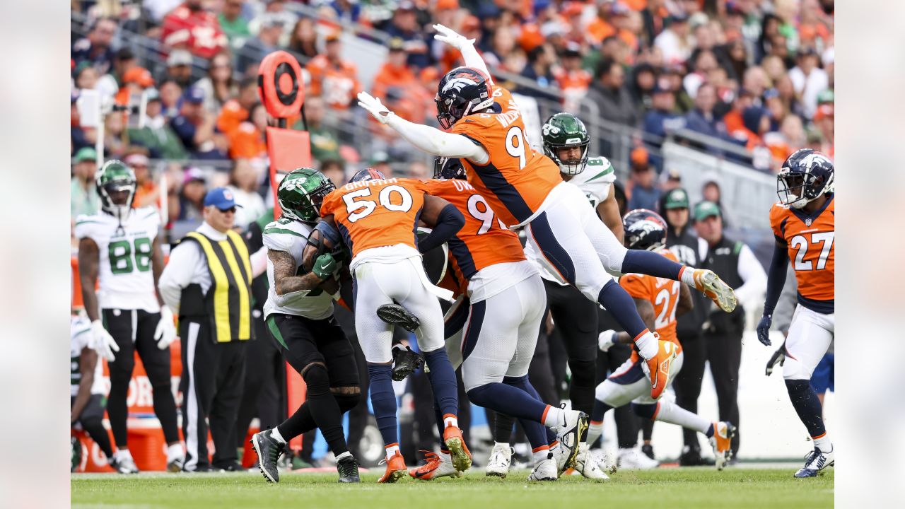 Denver Broncos safety Justin Simmons (31) against the New York Jets of an  NFL football game Sunday, Oct 23, 2022, in Denver. (AP Photo/Bart Young  Stock Photo - Alamy