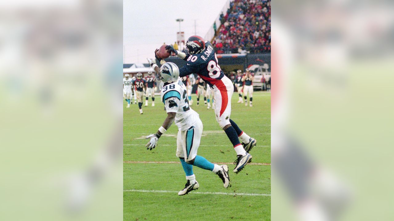 Denver Broncos linebacker Von Miller (58) sacks Carolina Panthers  quarterback Cam Newton (1) to force a fumble recovered by Denver's Malik  Johnson for a touchdown in the end zone during the first