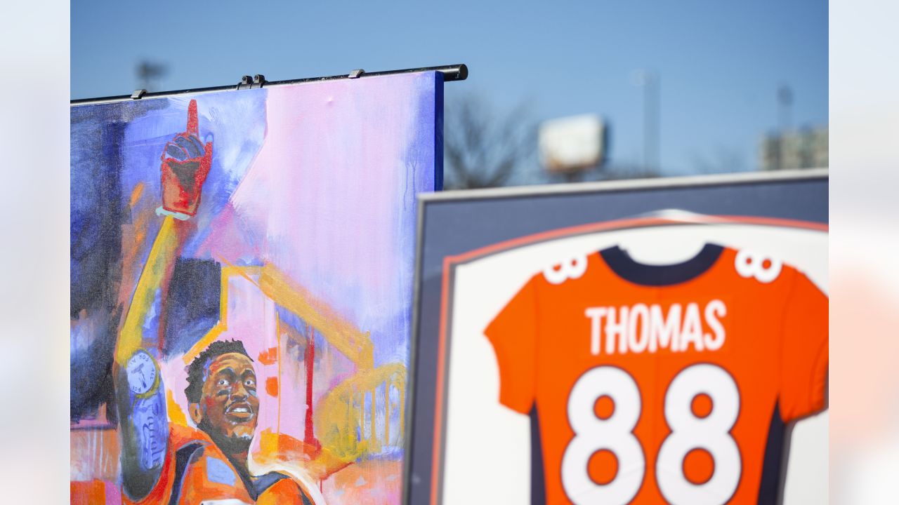 Broncos to honor Demaryius Thomas with No. 88 helmet decals, pregame  memorial, additional tributes vs. Lions