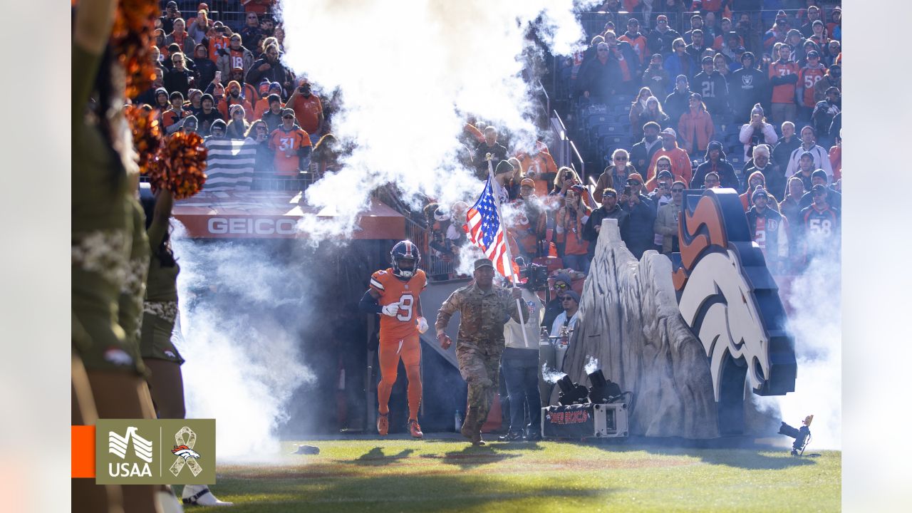 Photos: Broncos welcome military service members for 2022 Salute to Service  game