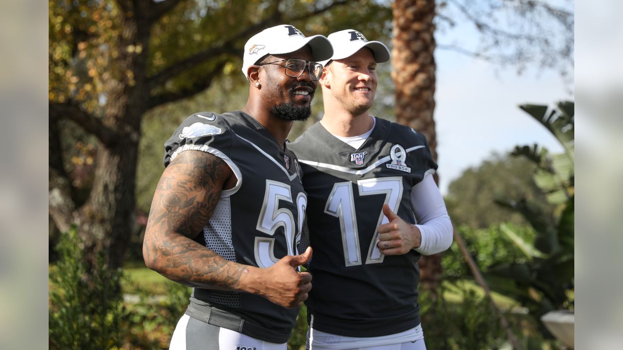 So fresh, so clean: Broncos' 2020 Pro Bowlers don game uniforms for AFC  team photo