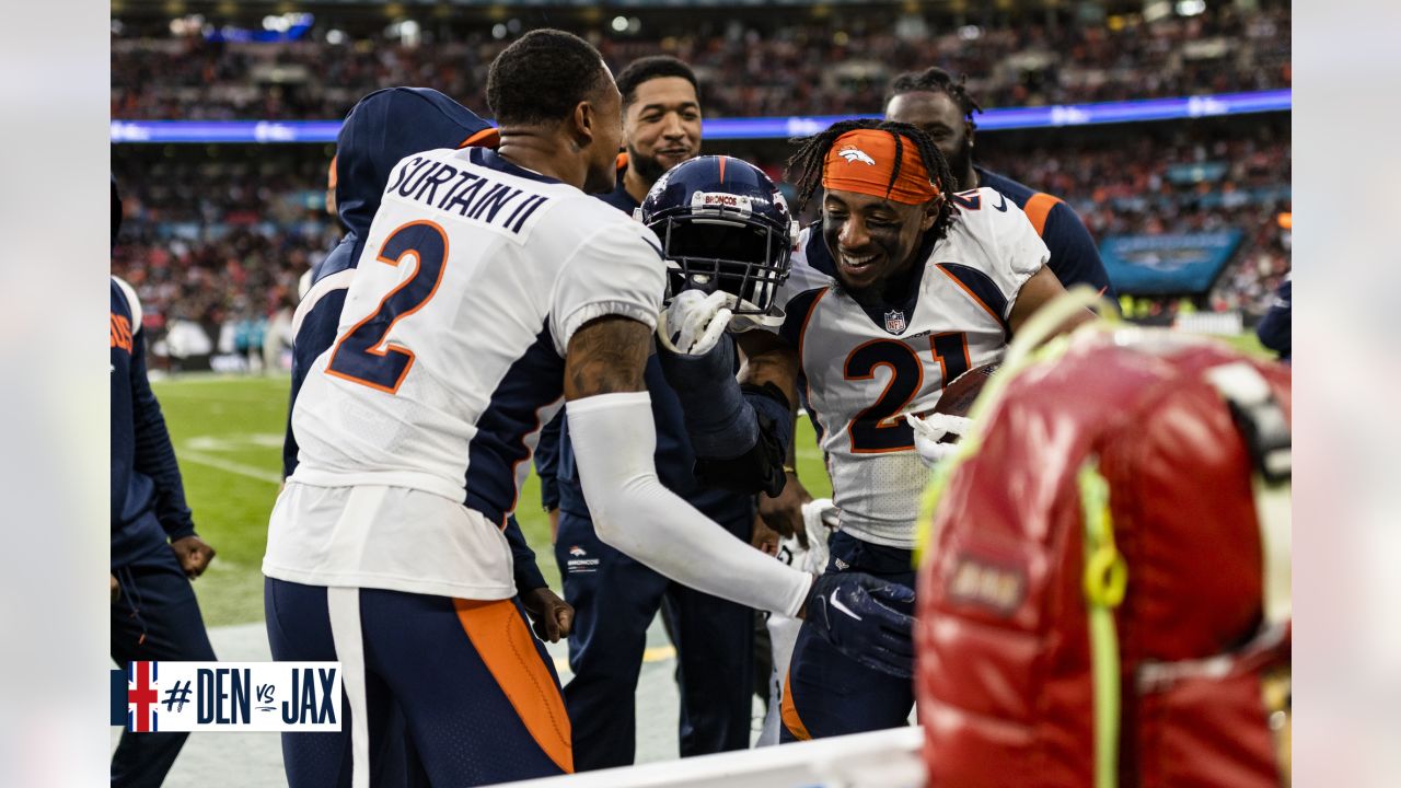 Victory Monday photos: Celebrating the Broncos' win at Wembley from the  field to the locker room