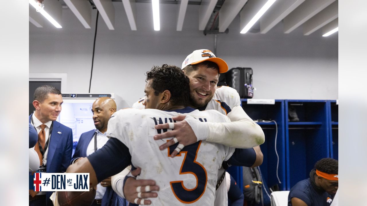 Victory Monday photos: Celebrating the Broncos' win at Wembley from the  field to the locker room