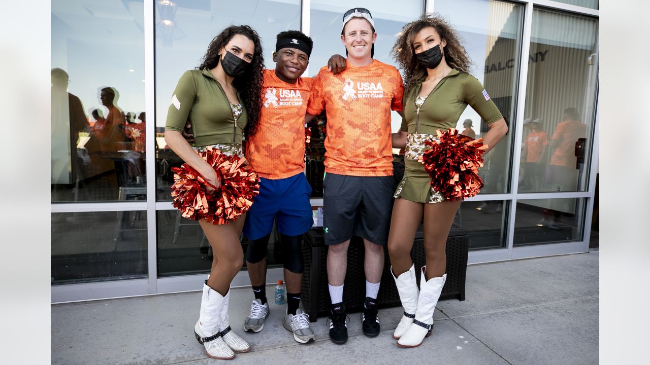 Broncos host USAA's Salute to Service NFL Boot Camp