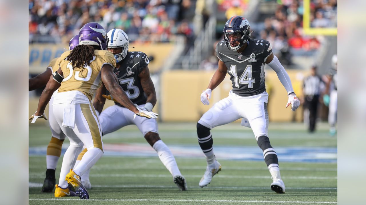 Von Miller, Courtland Sutton hit the field at 2020 Pro Bowl