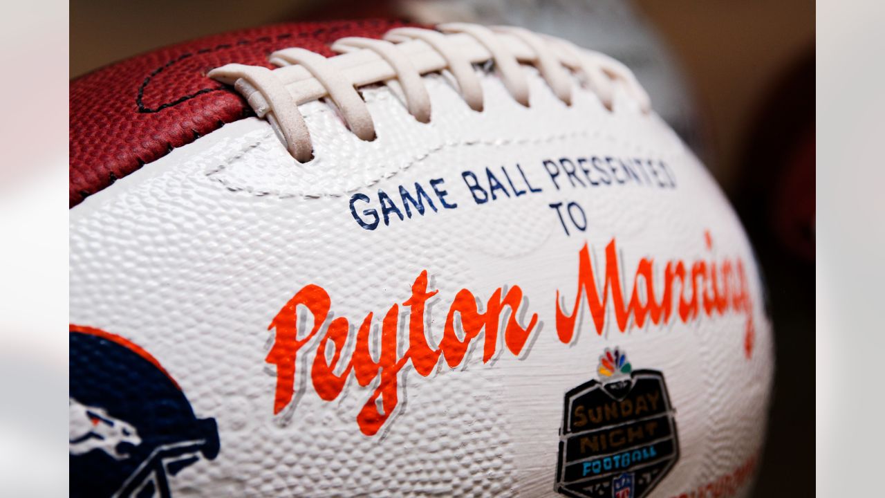 Photos: A peek inside Peyton Manning's game ball collection