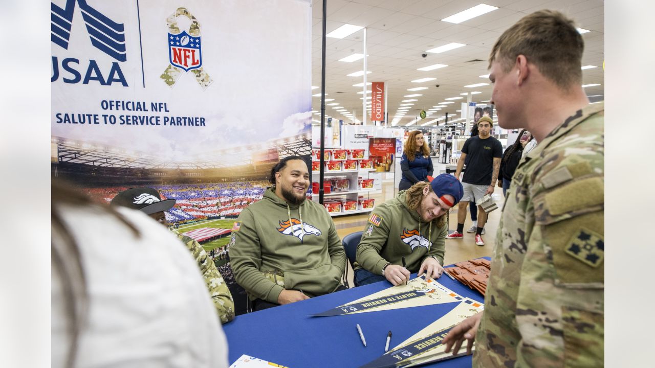 Photos: Broncos welcome military service members for 2022 Salute to Service  game