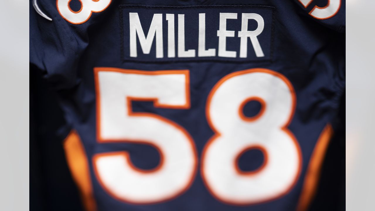 A sneak peek at the Broncos' alternate jerseys for #LVvsDEN