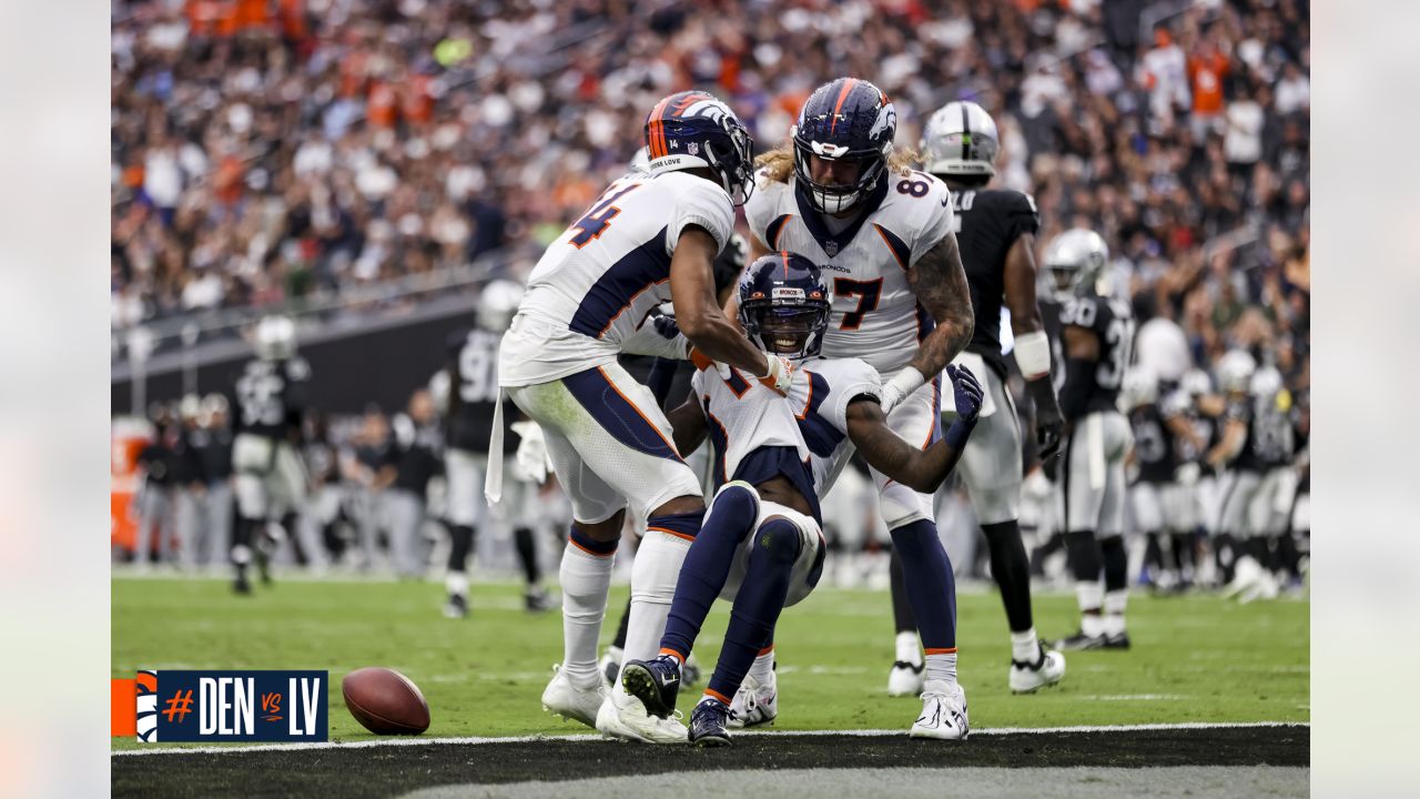 Broncos at Raiders game gallery: Denver's first divisional game heats up in  Las Vegas