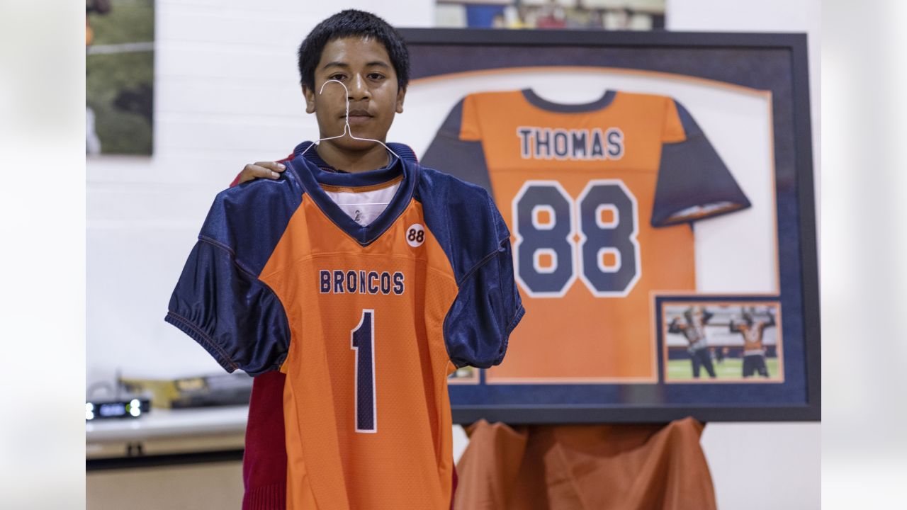 Emmanuel Sanders honors former Broncos teammate Demaryius Thomas with jersey  donation to Boys & Girls Club