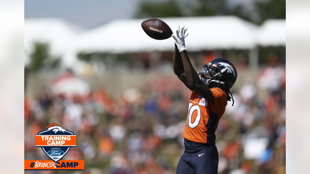 Broncos camp rewind: Greg Dulcich, Marvin Mims, Jr. stand out