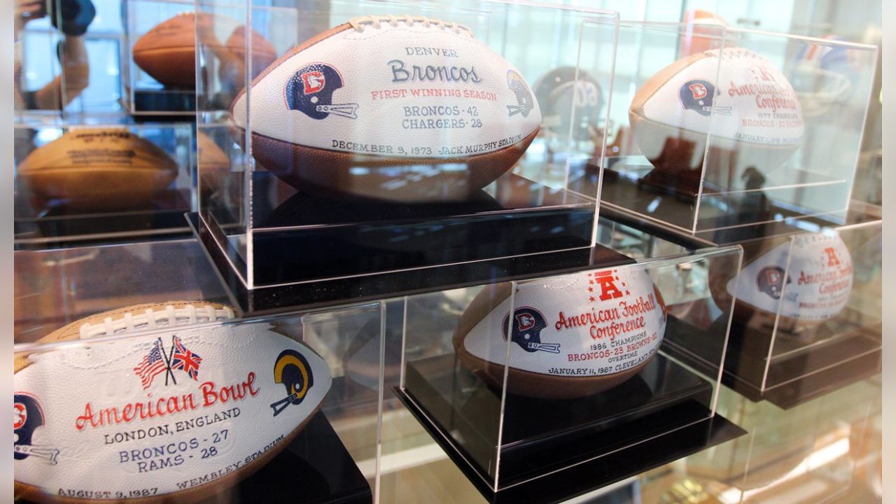 Inside the Denver Broncos' trophy case