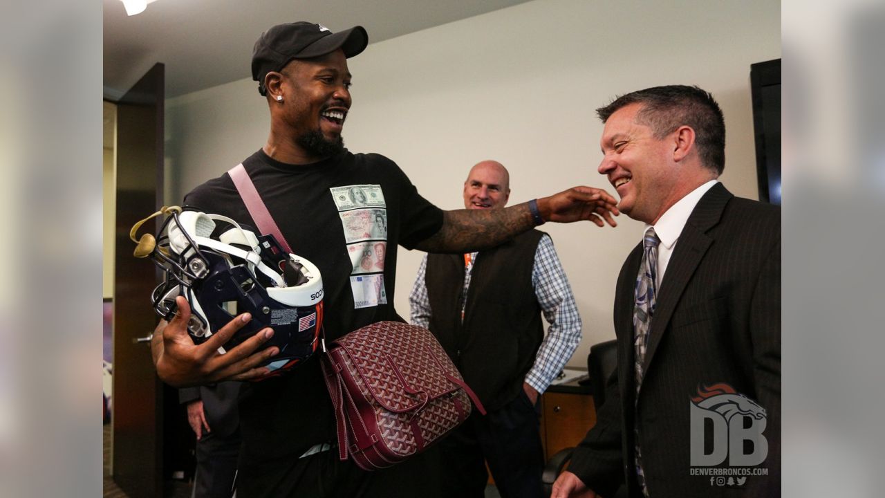 Von Miller's Super Bowl 50 helmet returned by FBI to Broncos