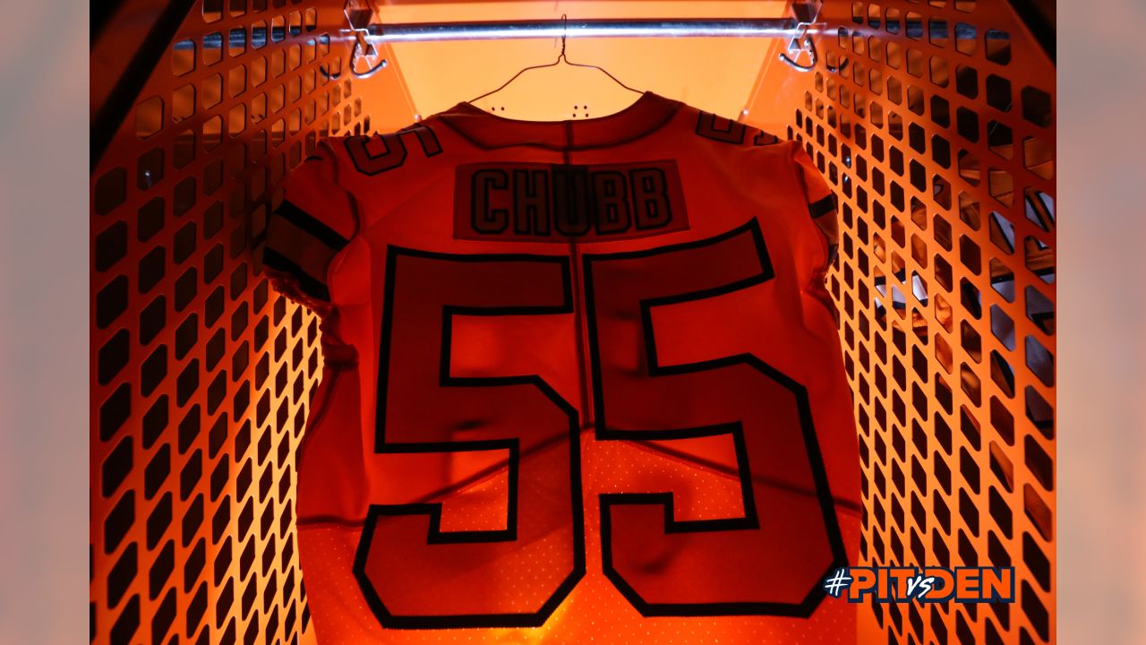 Broncos prepare Color Rush uniforms for #PITvsDEN