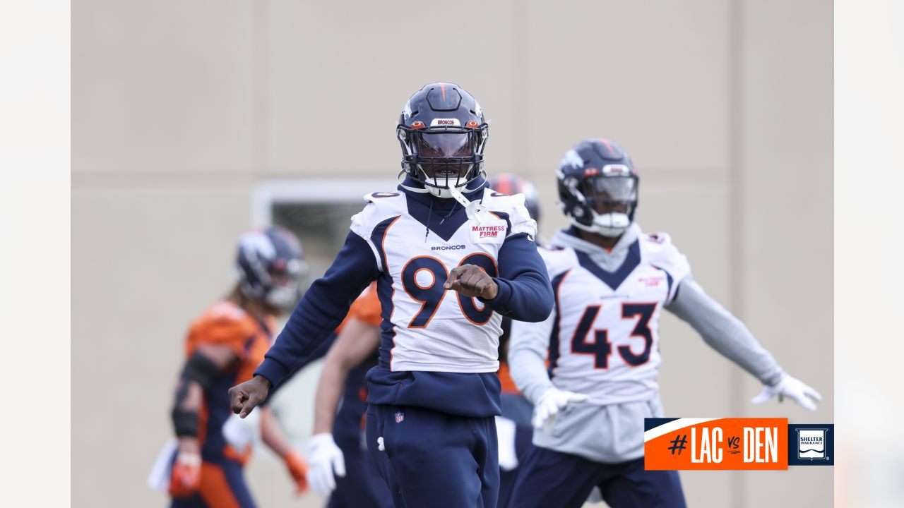 Practice photos: Inside the Broncos' on-field preparation for Week 18 vs.  the Chargers