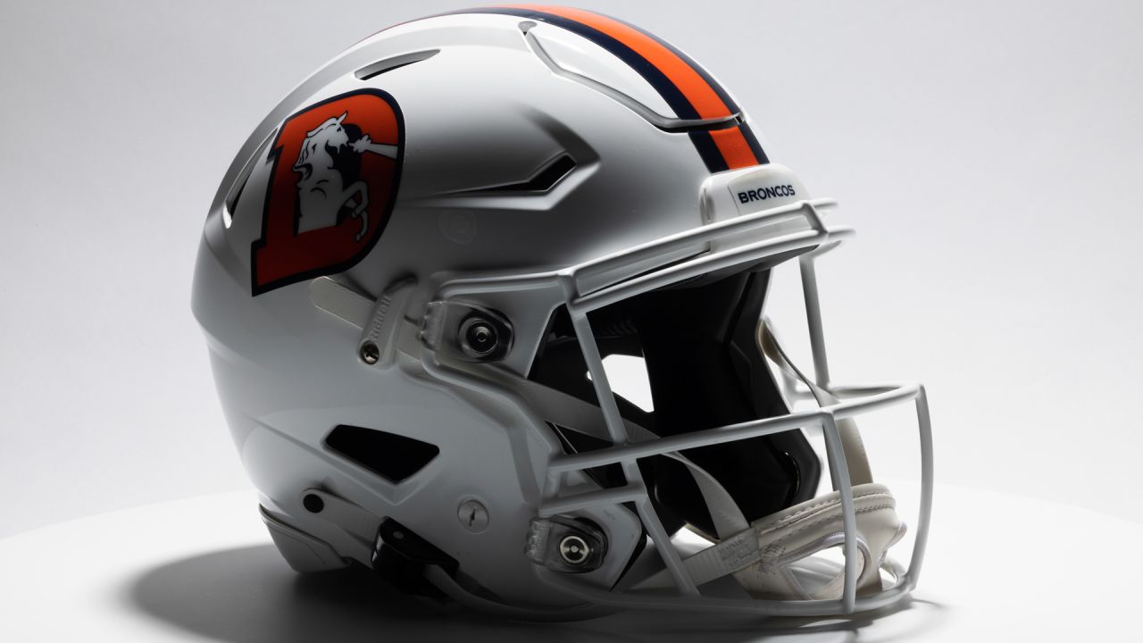 What will the Broncos' alternate helmet look like with a full uniform?